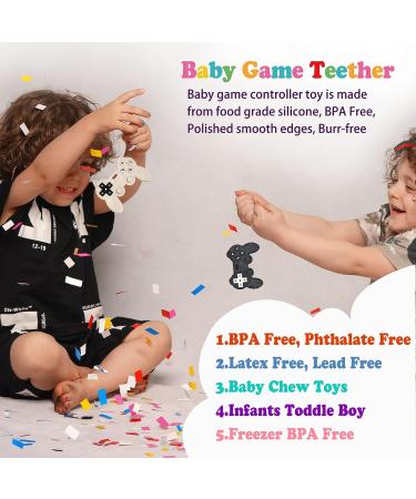 BigSpinach Baby Video Game Controller Teether Toy - Pink Gamer Teething Toy for Babies - Buy Online on SooperMarket.com