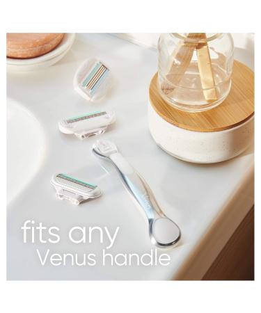 Gillette Venus Deluxe Smooth Sensitive Women's Razor & 3 Blade Refills - Smooth Shaving Experience - Buy Online on SooperMarket.com