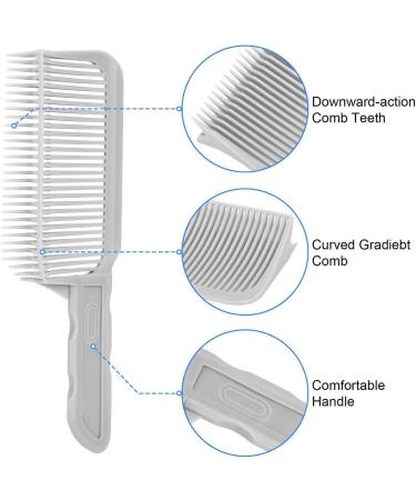 Haircut Fade Combs Professional Hair Cutting Blending Comb Heat Resistant Clipper Styling Tools For Home Salon Barber Ergonomic Design - Buy Online on SooperMarket.com
