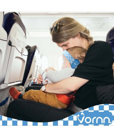 VORNN Silent Baby Ear Defenders - Noise Reduction Earmuffs for Kids 0-36 months - Adjustable Headband - UK Design (Blue) - Buy Online on SooperMarket.com