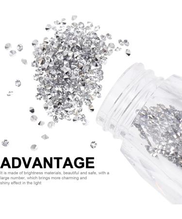 OSALADI 3 Boxes Nail Art Accessories Glass Sand Nails Manicure Decor Mini Crystals Beads Micro Pixie Nail Art Shine Crystals Micro Nail Art Bead Nail Crystals Resin Girl 3d Crystal Beads As Shown 1 - Buy Online on SooperMarket.com