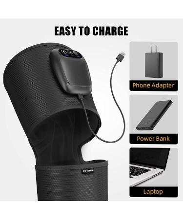 FIT KING Cordless Foot and Leg Massager FT-060A - Portable Air Compression Therapy for Circulation and Pain Relief - Buy Online on SooperMarket.com