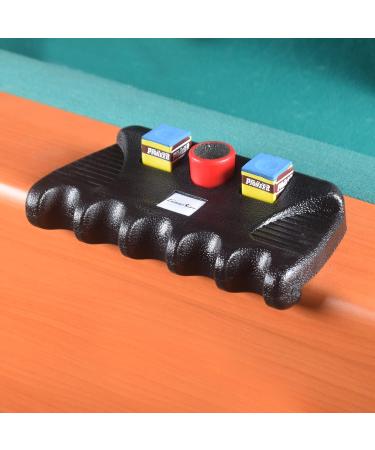 Gamesun 5-Hole Weighted Pool Cue Holder with Chalks - Cue Sticks Organizer - Buy Online on SooperMarket.com