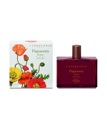 L'Erbolario Sweet Poppy - Notes Of Mandarin Orange Red Poppy And Amber - Floral Fragrance For Women - Evanescent Sweet Scent - Evokes Romance And Mystery - Long Lasting - 3.3 Oz EDP Spray Sweet Poppy 3.3 Ounce (Pack of 1)