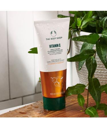 The Body Shop Vitamin C Daily Glow Cleansing Polish - Vegan, 100ml - Buy Online on SooperMarket.com
