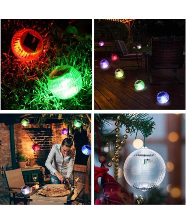Antyingkai Solar Floating Pool Lights - Waterproof LED Garden & Pond Lighting - 2 Piece Set for Parties & Pools - Buy Online on SooperMarket.com