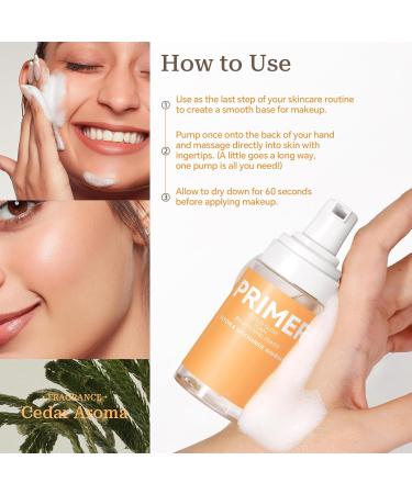 Hydrating Face Primer - Milk Makeup Cloud Glow Foam | Flawless Smooth Skin Blur Pores Minimize Fine Lines with Sodium Hyaluronate - Buy Online on SooperMarket.com
