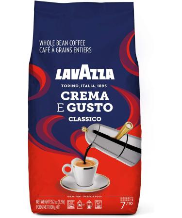 Lavazza Crema E Gusto Whole Bean 1 Kilogram & Espresso Gran Crema Beans 1000gm(Packaging May Vary) Gusto Whole Bean + Gran Crema Beans - Buy Online on SooperMarket.com