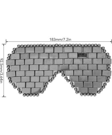 Terahertz Stone Eye Cover - Portable Cold/Hot Tension Relief & Cooling Energy Stone - Buy Online on SooperMarket.com