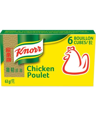 Knorr Chicken Bouillon Cube 6 Pack Chicken 6 count (Pack of 1)