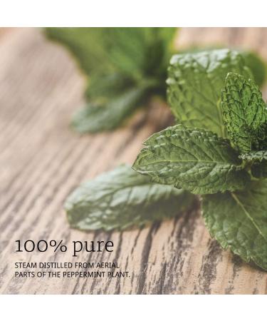 100% Pure & Natural Peppermint Oil - 4 oz. (Two Pack) | Premium Quality - Buy Online on SooperMarket.com