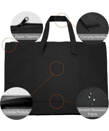 Cupohus Waterproof Art Portfolio Bag 20" x 26" for 18" x 24" Artworks with Outer Pockets and Handle  Student Carrying Storage Bag - Buy Online on SooperMarket.com