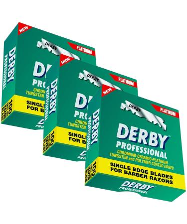 300 "Derby Professional" Single Edge Razor Blades for straight razor