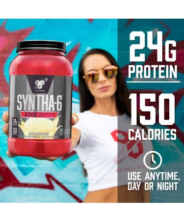 Buy BSN Syntha-6 Edge Protein Powder - Chocolate Flavor - 28 Servings | Premium Muscle Gain - Buy Online on SooperMarket.com