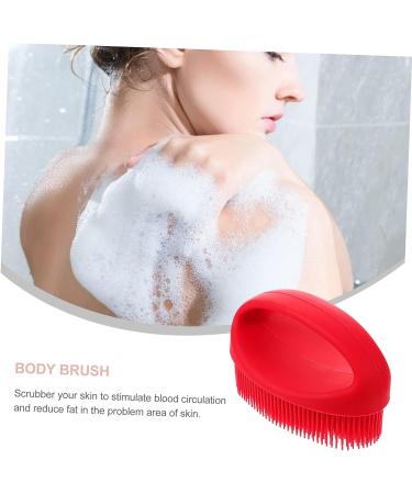 FRCOLOR Silicone Bath Brush - Exfoliating Body Scrubber for Gentle Cleaning and Exfoliation - Buy Online on SooperMarket.com