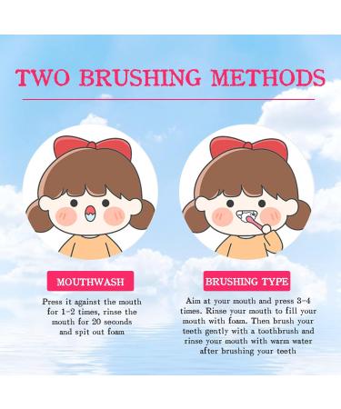 Ikasus Kids Fruit Flavor Whitening Toothpaste | Natural Foam Formula for Deep Cleansing | Ideal for Electric & U-Shaped Toothbrushes | Strawberry Flavor - Buy Online on SooperMarket.com