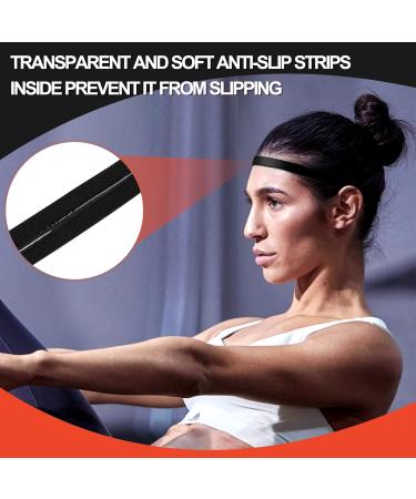 Buy Sularpek 6 Pack Yoga Head Bands - Anti-Slip Elastic Hair Bands for Gym Football & Tennis - Unisex Sports Headbands - Buy Online on SooperMarket.com