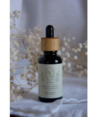 Buy Oila Premium USMA Oil - 100% Pure Cold-Pressed Natural Oil for Fast Hair Growth Eyelash & Eyebrow Care | Sustainable & Vegan - Buy Online on SooperMarket.com