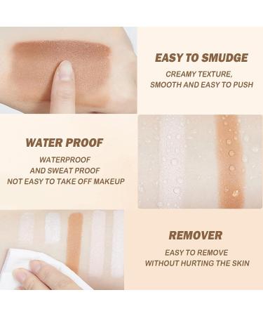 Double Headed Cream Contour Stick Bronzer | 2-in-1 Long Lasting Highlight & Contour Stick | Waterproof Makeup Kit for Light Skin | Nature Color - Buy Online on SooperMarket.com