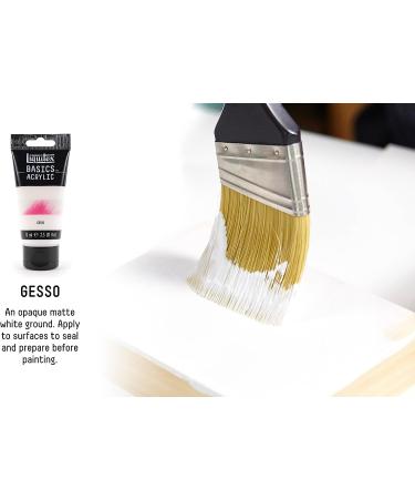Liquitex BASICS Gesso Surface Prep Medium 473ml (16-oz) - White - Buy Online on SooperMarket.com