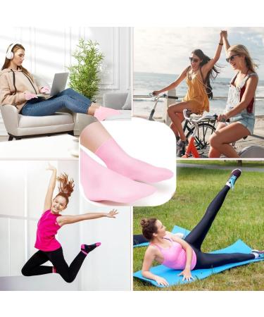Silicone Socks & Gloves - 2 Pairs for Spa Pedicure | Moisturizing Foot Care for Dry Cracked Feet - Buy Online on SooperMarket.com