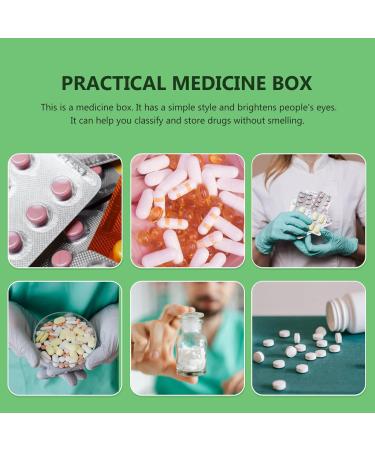 PACKOVE 4pcs Pills Organizer Glass Pills Bottles Travel Outdoor Pills Bottles Portable Pills Cases for Outdoor Camping Travel Assorted Color 2 7.00X2.00X1.50CM - Buy Online on SooperMarket.com