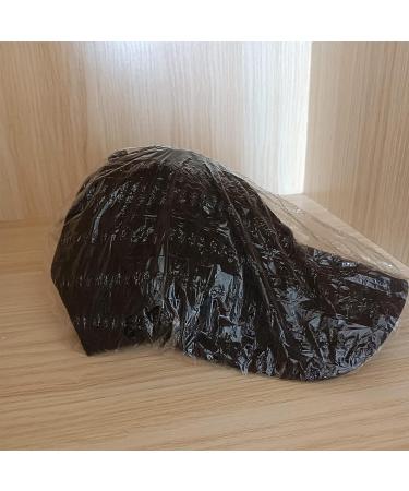 50pcs Large Thick Clear Disposable Shower Caps for Hair Care in Beauty Salon, Home, Hotel, Spa - Elastic Bath Cap - Clear Plastic - Hair Salon Essential - Buy Online on SooperMarket.com