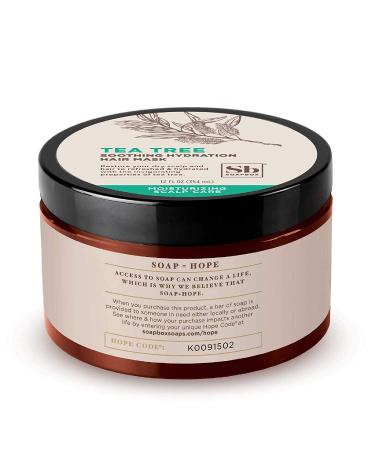 Soapbox Tea Tree Hair Mask - Hydrating Deep Conditioner for Dry Damaged Hair | Sulfate Free, Gluten Free, Cruelty Free, Vegan - 12oz - Buy Online on SooperMarket.com