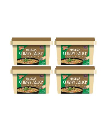 Goldfish Madras Original Curry Sauce Concentrate 405g (Pack of 4) by CNMART
