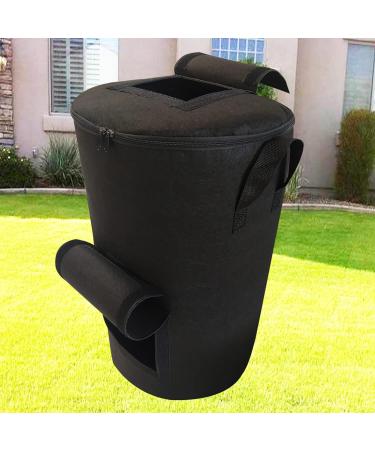 Composter Bin Garden Compost Bins Organic Fermentation Non-Woven Fabric Compost Bin Easy to Assemble Composting Bag Quick Create Fertile Ground Garden Bin for Virtcooy - Buy Online on SooperMarket.com
