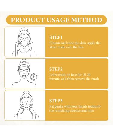 10 Face Masks Face Masks Skincare Sheet Hydrate Nourishing Moisturize Brightening Soothe Face Mask Set Sheet Face Mask for Women Girls for a Lot of Skin Type - Buy Online on SooperMarket.com