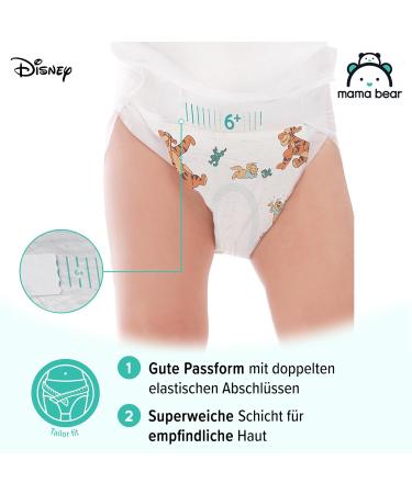 Buy Mama Bear Disney Ultra Dry Diapers Size 6+ (16+ kg) - 66 Count Single Pack | International Shipping Available - Buy Online on SooperMarket.com
