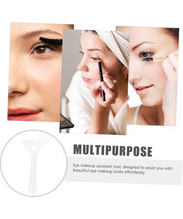 DRESSOOS Eyeliner Stamp Eye Makeup Tools Eye Makeup Aid Tool Eye Liner Stamps Eyeliner Mascara Shield Multifunctional Makeup Stencil Silicone Eyeliner Stencils Eye Shadow Silica Gel Eyelash 12.00X6.00X0.50CM As Shown - Buy Online on SooperMarket.com