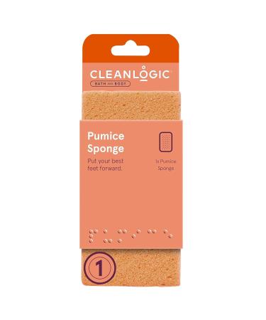 Cleanlogic Pumice Sponge Assorted Colors 6-Pack for Bath and Body - Buy Online on SooperMarket.com