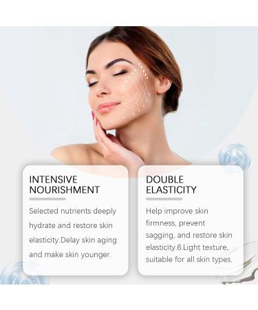 Collagen Anti Aging Face Cream Collagen-Rich Anti Wrinkle Face Care Hydrating Moisturizer Day and Night Hyaluronic Acid Moisturizer Face Cream - Essential Vegan Cream - 50g for All Skin Types - Buy Online on SooperMarket.com