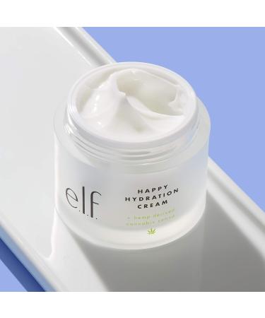 e.l.f. SKIN Happy Hydration Cream - Hyaluronic Acid & Vitamin B5 Moisturizer, 1.7 Oz - Buy Online on SooperMarket.com