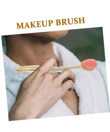 Angoily Foundation Brush - Versatile Blusher & Concealer Makeup Tool | Premium Sub-Golden Cosmetic Brush for Flawless Application - Buy Online on SooperMarket.com