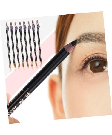 Mikinona 8pcs Sharpener Eyebrow Pencil beauty eyebrow pen Wooden waterproof eyebrow pencil 1 count (Pack of 1) Black - Buy Online on SooperMarket.com