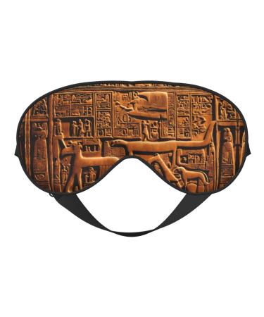 SSIMOO Native American Soft Sleep Eye Mask Female Breathable Eye Patch Perfect for Travel and Relaxation Black
