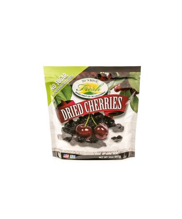 Dried Dark Sweet Cherries, 32oz Bag, Unsweetened, No Added Sugar, Sunrise Fresh Dried Fruit Co. 2 Pound (Pack of 1)