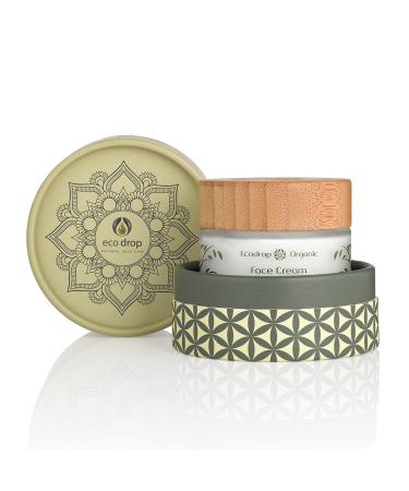 Ecodrop Organic Face Cream | Advanced Daily Facial Cream for Women | 100% All Natural Ingredients | Moisturiser & Anti Ageing Treatment