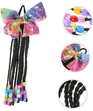 CORHAD Ponytail Beads and Dreadlocks Women Braided Hair Extensions Braiding Hair Braids Hair Extension Bowknot Beaded Ponytail Hair Extensions Ponytail Synthetic Hairpiece Braided Wig 29.00X16.00X5.00CM As Shown 03 - Buy Online on SooperMarket.com