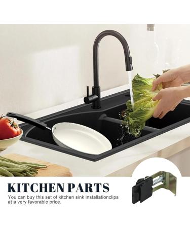 10pcs/Set Sink Mounting Set Practical Sink Attachment Clips Sink Mounting Clips Set of 10 for Easy Installation & Repair Sink Mounting Clips - Buy Online on SooperMarket.com