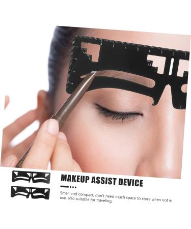 Angoily 4 Pcs Eyebrow Ruler Eyebrow Drawing Ruler Makeupset Eyebrow Corrector Card Eyebrow Trimming - Buy Online on SooperMarket.com