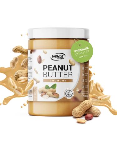 Peanut butter natural peanut butter without additives.Ore Nutm without salt sugar palm fat Ihle Sports (crunchy 1 kg) crunchy 1 kg (1 Pack)