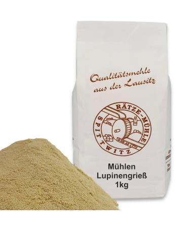 Lupine semolina/sweet lupine semolina 1kg nutrient-rich fresh from the R tze mill from the white sweet lupine in the best quality 1 kg