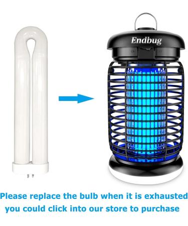 Endbug Bug Zapper Outdoor with LED Light 4200V Mosquito Zapper Outdoor IPX5 Waterproof Electric Bug Zapper 2-in-1 Fly Zapper Fly Trap Indoor Outdoor for Patio Garden Backyard Home Plug in - Buy Online on SooperMarket.com