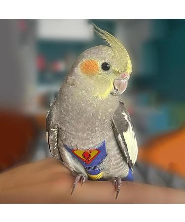 Shenrongtong Parrot Diaper - Protective Bird Harness Flight Suit Waterproof And Leakproof Liner For Parakeet Cockatoos Parrot M - Buy Online on SooperMarket.com
