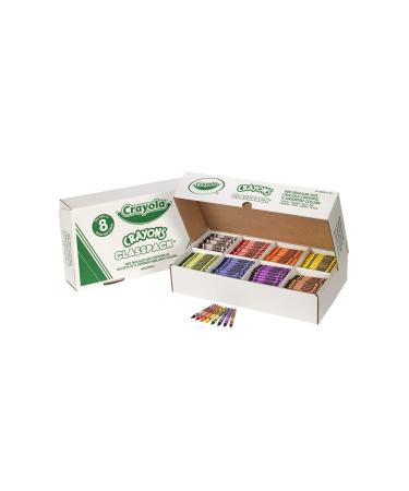 Crayola Crayon Classpack 800 Count Bulk School Supplies For Teachers Large Crayon Box 8 Colors