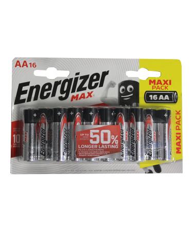 Blister Pack of 16 AA Batteries - Energizer Max